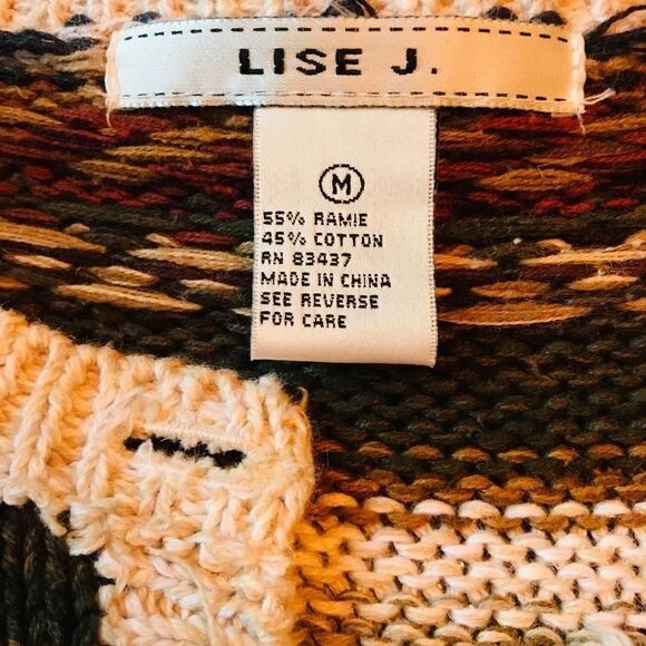 VINTAGE Cardigan by Lise J. - Picture 7 of 7